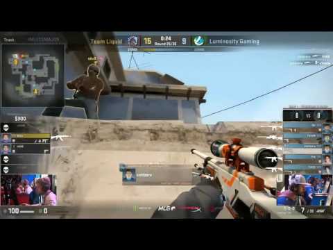 Luminosity Gaming vs. Team Liquid (Major MLG 2016) - Coldzera AWP Jump