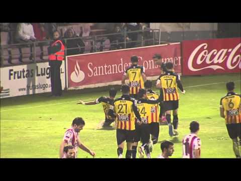 La Liga | Gol de Luso (1-2) en el CD Lugo - Girona FC | 17-11-2012 | J14