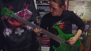 AUGURY 'Simian Cattle'  with Forest, bass player