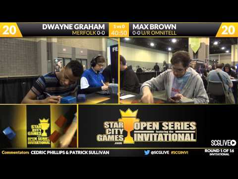 SCGINVI - Invitational - Round 1 - Max Brown vs Dwayne Graham