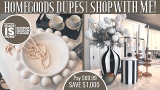 Shop with me at HOMEGOODS & DUPES