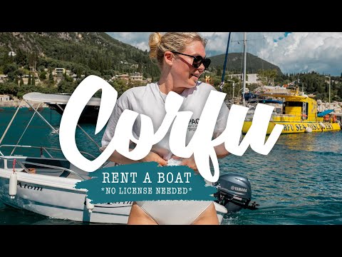 Boot mieten auf Korfu - Paradise Beach - Corfu Vlog #32