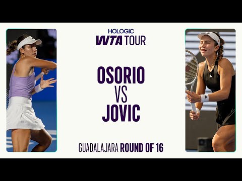 Camila Osorio vs. Iva Jovic | 2025 Guadalajara Round 2 | WTA Match Highlights