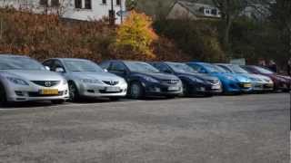 preview picture of video 'Zlot Mazdaspeed, grupa BeNeLux&DE Luksemburg - Vianden listopad 2012'
