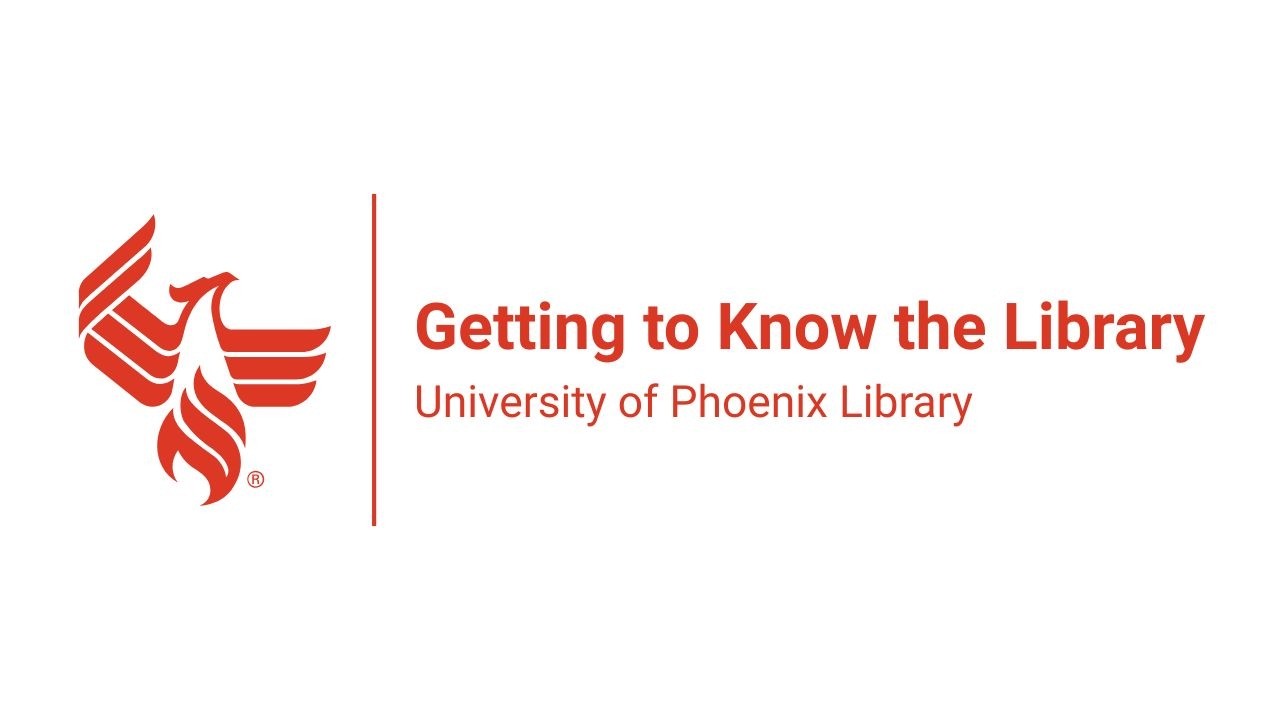Getting to Know the Library