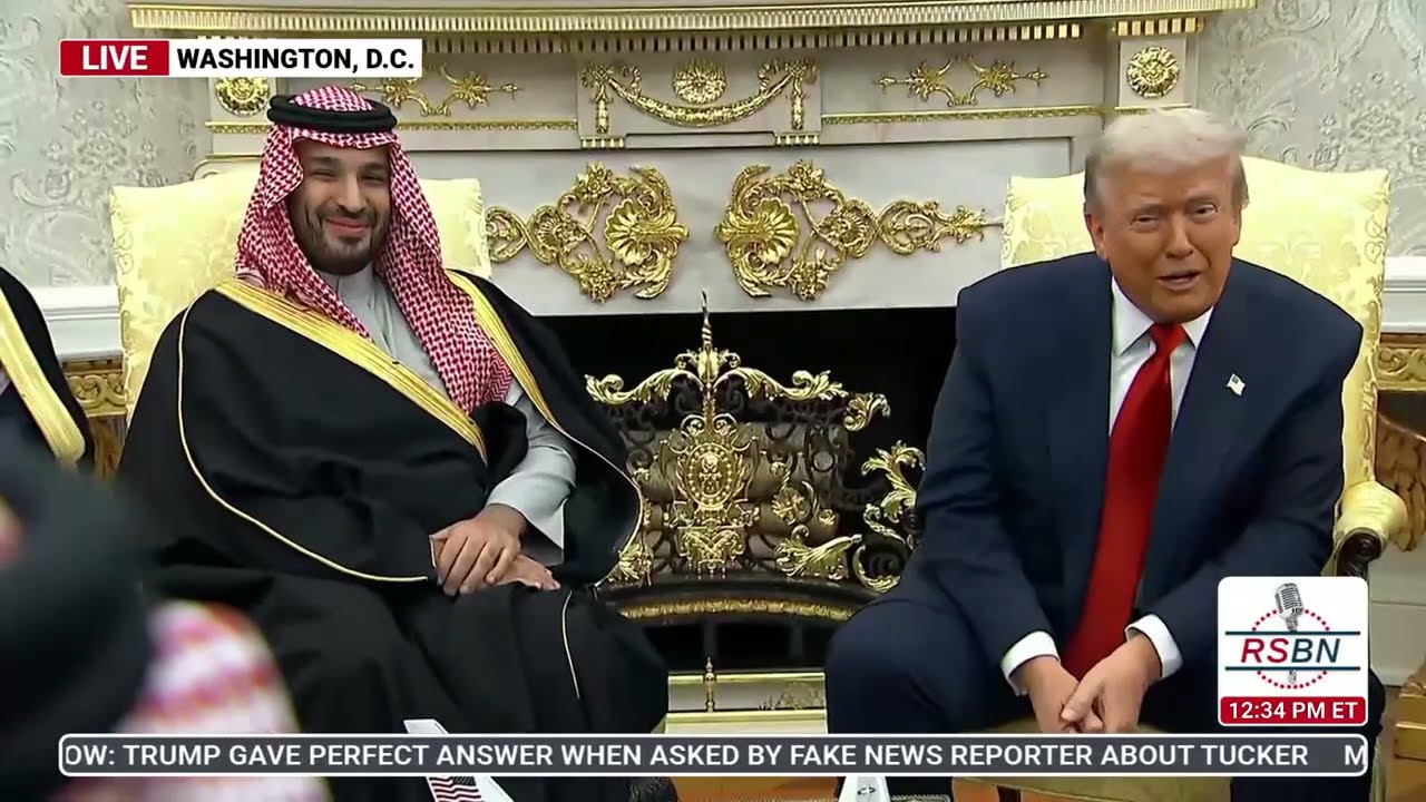 WATCH: Trump Holds Meeting With the Crown Prince & PM of the Kingdom of Saudi Arabia - 11/18/25