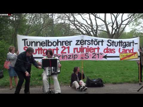Tunnelbohrer-Kampagne: Abschlusskundgebung Ludwigsburg Bärenwiese 05.04.2014