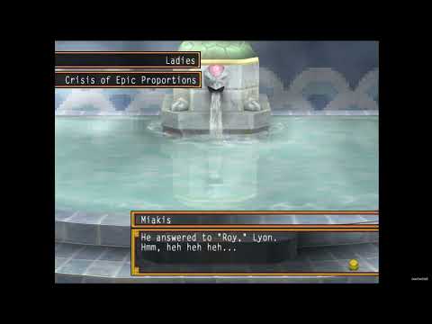 Suikoden 5 Walkthrough: Bath Scene: 28 Lyon, Miakis and Roy