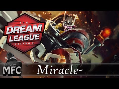 Miracle- Timbersaw Gameplay - Game 1 - DreamLeague Season 8 Europe & CIS Qualifier.
