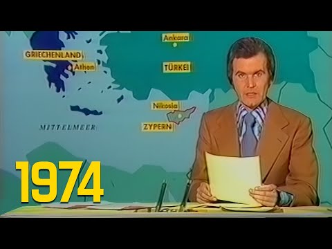 ARD Tagesschau 20:00 Uhr mit Wilhelm Wieben (21.07.1974)