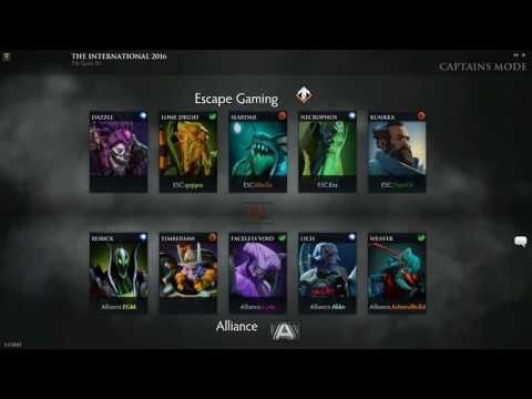 Escape Gaming vs Alliance Game 4 - TI6 Qualifiers w/ @TobiWanDOTA & @MerliniDota