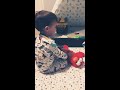 James Playing With Tickle Me Elmo Before Bed