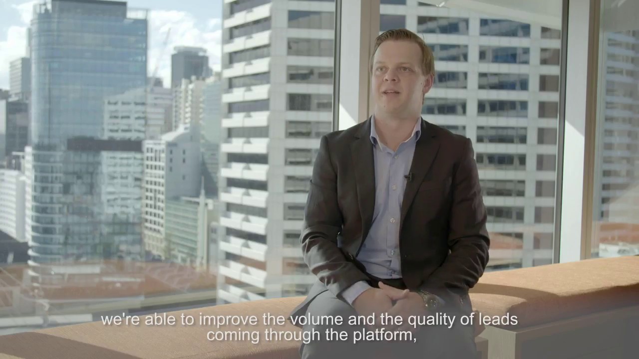 Salesforce uses LinkedIn to speak to their target audience