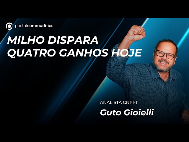 Milho dispara com mercado clima