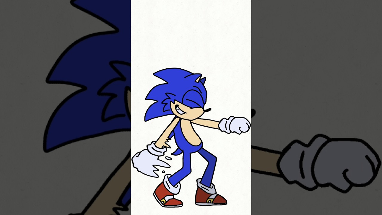 Metroman dance - Sonic #animation #shorts #trend #sonic #flipaclip