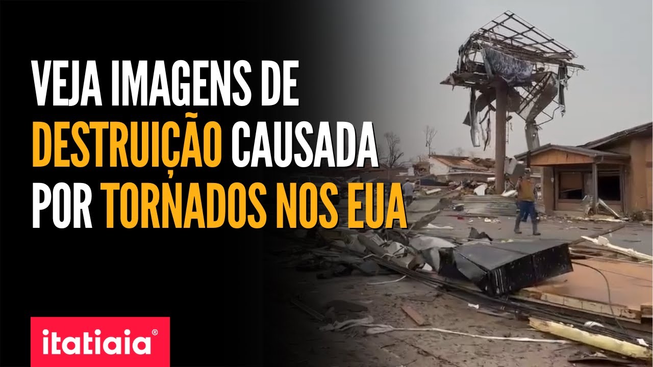 TEMPESTADES COM TORNADOS DEIXAM MORTOS E VÁRIOS DESABRIGADOS NOS EUA