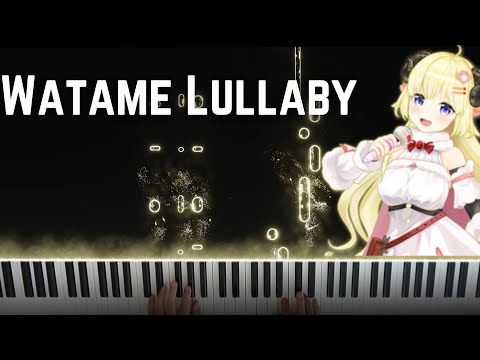 Watame Lullaby Piano Performance Video