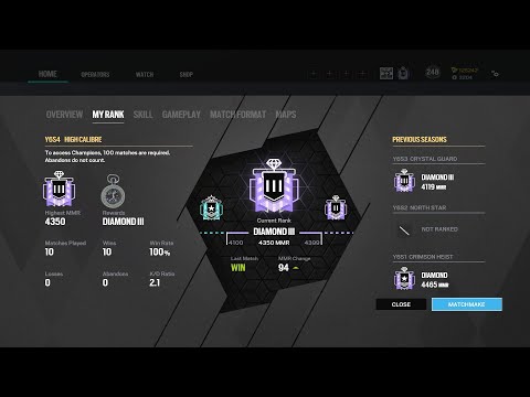 Winning *ALL* 10 Placements in High Calibre - Rainbow Six Siege