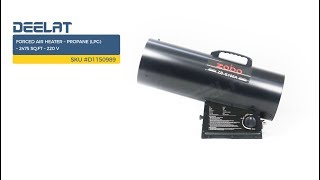 Forced Air Heater – Propane (LPG) – 2475 sq.ft – 220 V     SKU #D1150989