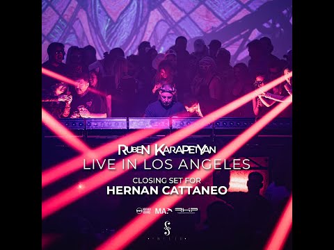 Ruben Karapetyan live in Los Angeles, closing set for Hernán Cattáneo