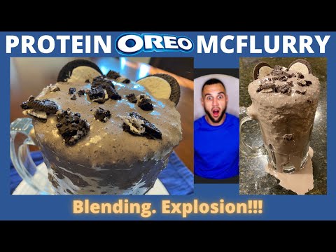 10 Minute Oreo Ice Cream Recipe at home review |  Easy + Low Calorie Anabolic Ice Cream Milkshake