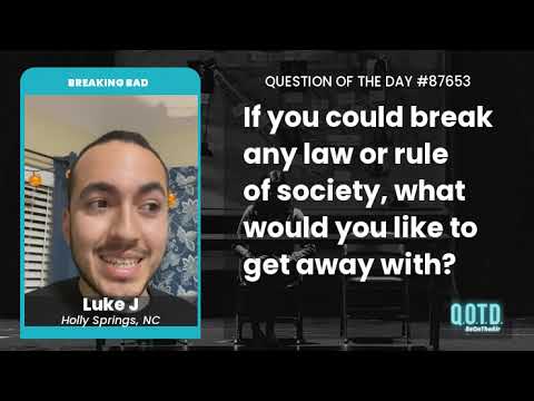 Mark would speed on the highway if he'd never get pulled over. Gotta go fast!