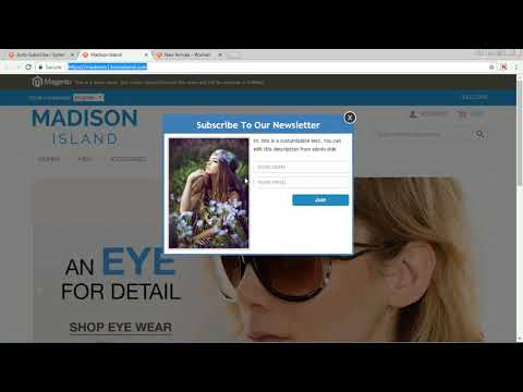 Magento Auto Subscribe Module - Video Tutorial