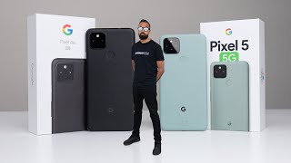 Google Pixel 5 UNBOXING vs Google Pixel 4a 5G