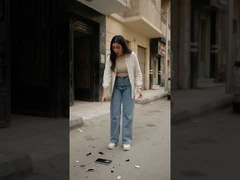 لما أمك ترميلك الموبايل من البلكونة 😂💔