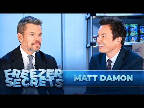 Freezer Secrets with Matt Damon | The Tonight Show Starring Jimmy Fallon