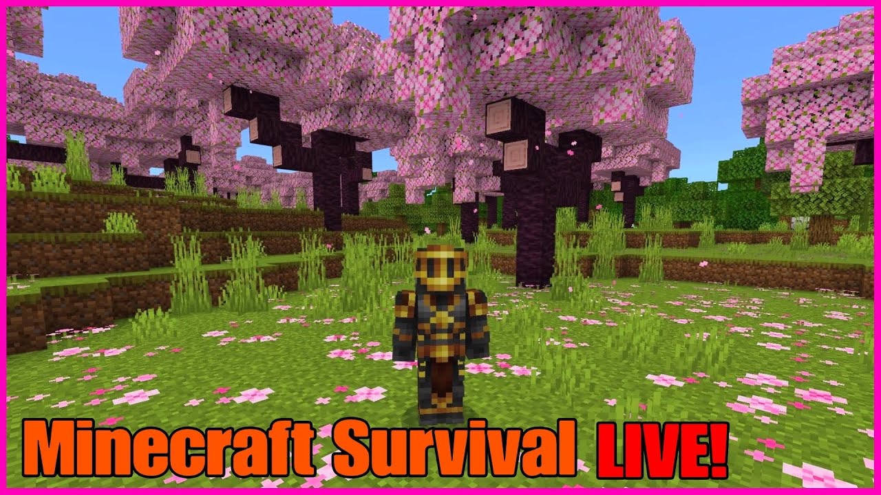 Minecraft Survival LIVE! S1 E1: Basics