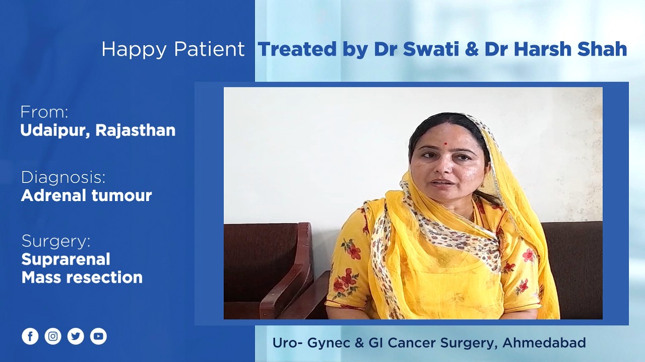 Happy Patient with Suprarenal Mass resection for Adrenal tumour