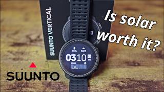 Suunto Vertical Solar / Is the solar worth it??