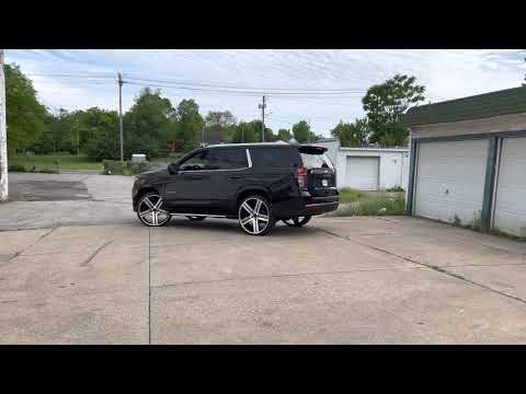 2021 Tahoe on 28” Chevy Replica Wheels