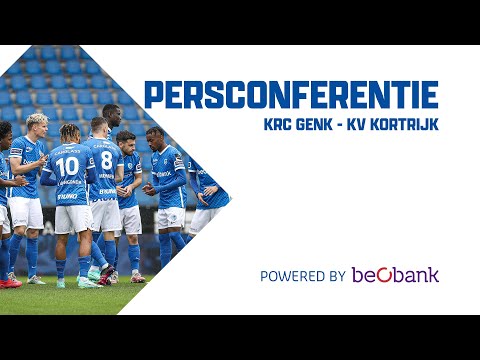 Persconferentie KRC Genk - KV Kortrijk // 27-02-2022