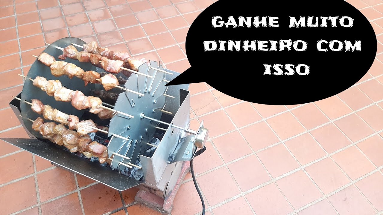 Como fazer um carrocel de espetinho