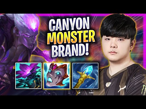 CANYON IS A MONSTER WITH BRAND! - GEN Canyon Plays Brand JUNGLE vs Taliyah! | Season 2024