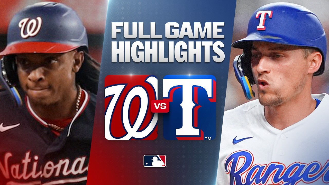 8월19일 워싱턴 텍사스 MLB 하이라이트