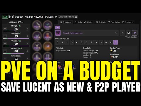 2026 PvE on a Budget: Lucent Efficient Guide for New & F2P | Throne and Liberty