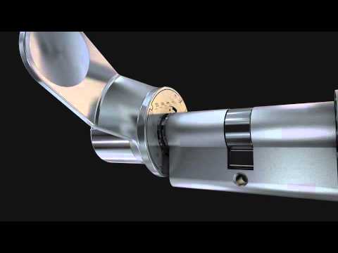 SimonsVoss technologies "Digitaler Zylinder 3061-SC mit SmartCard" presented by capro