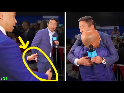如何阻止任何人的不請自來的擁抱｜Cory Booker vs Andrew Yang--------。 (How to Stop Anyone From an UNWANTED HUG | Cory Booker vs Andrew Yang)