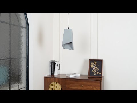 Georgia Cement Pendant Light product showcase — click to play video
