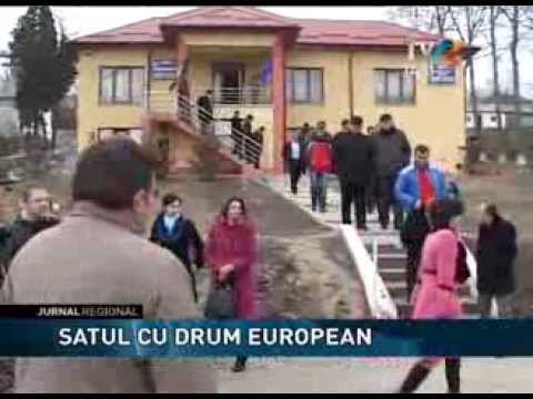 Satul cu drum european