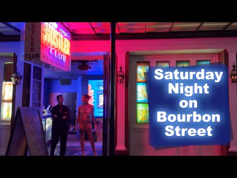 Capturing the Essence: Bourbon Street Saturday Night Adventure in 4k