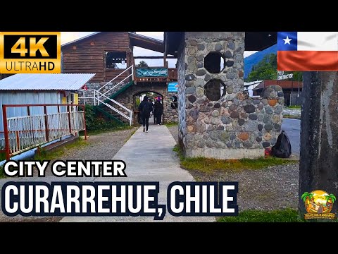 Walking Tour Curarrehue Chile | Explore The City Center And Local Life In 4K 🇨🇱