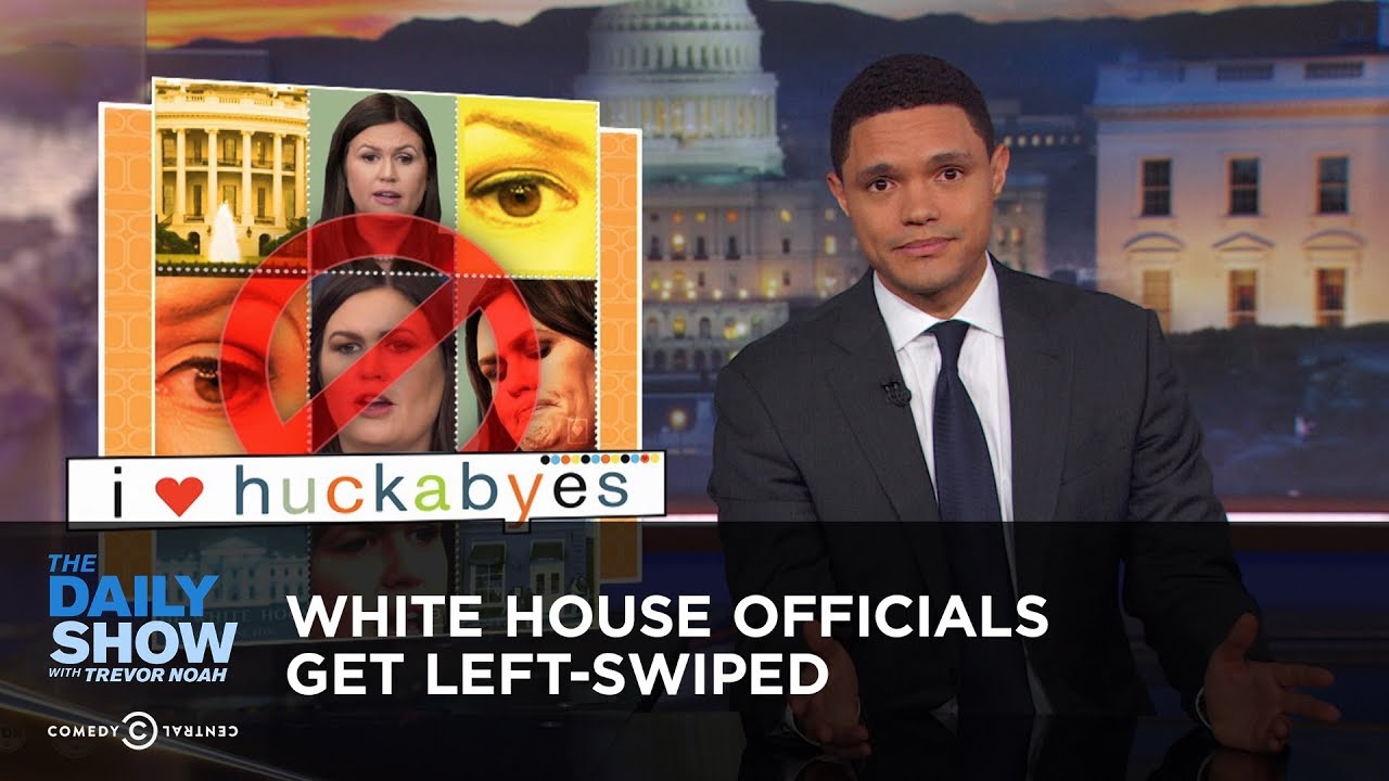 White House Officials Get Left-Swiped | The Daily Show - YouTube