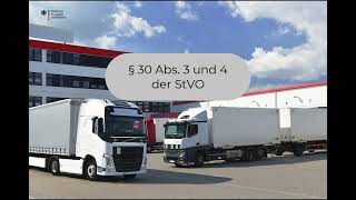 Erklärvideo zum Sonn- und Feiertagsfahrverbot