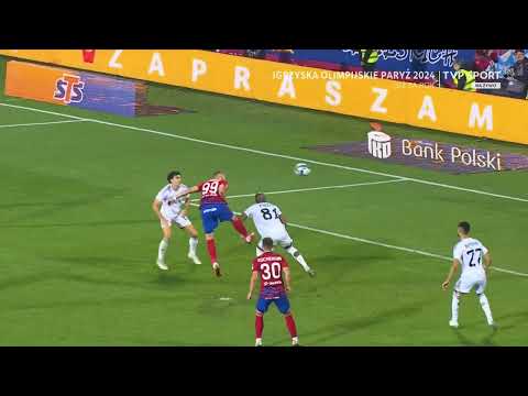 UEFA Champions League. F. Piasecki goal (Rakow 2:0 Qarabag)