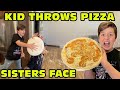 Kid Temper Tantrum Throws Pizza At Sister S Face After She Broke His New Xbox Original