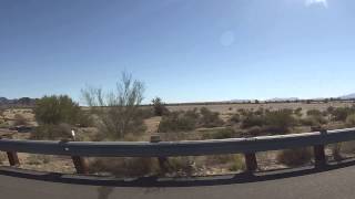 preview picture of video 'Interstate 8 Freeway drive east from Tacna through Mohawk Pass, Arizona, 31 Oct 2013, GP020034'